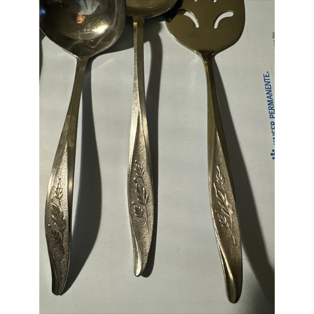 Nasco‎ VASSAR Stainless Steel Flatware Japan 5 Serving Pieces